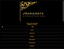 Tablet Screenshot of jmariearts.com